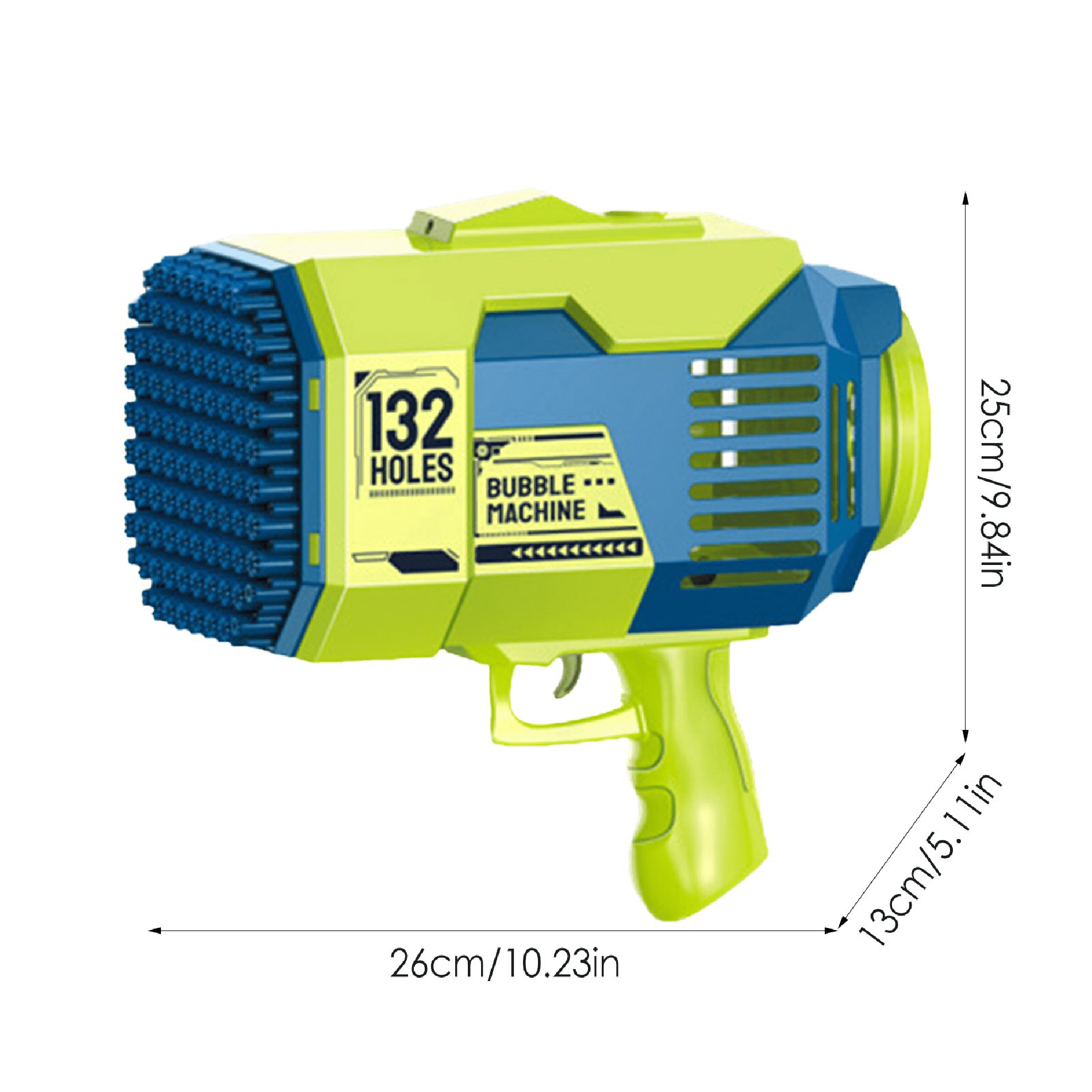 🎁🎄Bazooka de Burbujas Ultra Mágica de 132 huecos e LED  = el mejor regalo de Navidad 🎁🎄